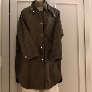 Zara Cotton Utility Coat
